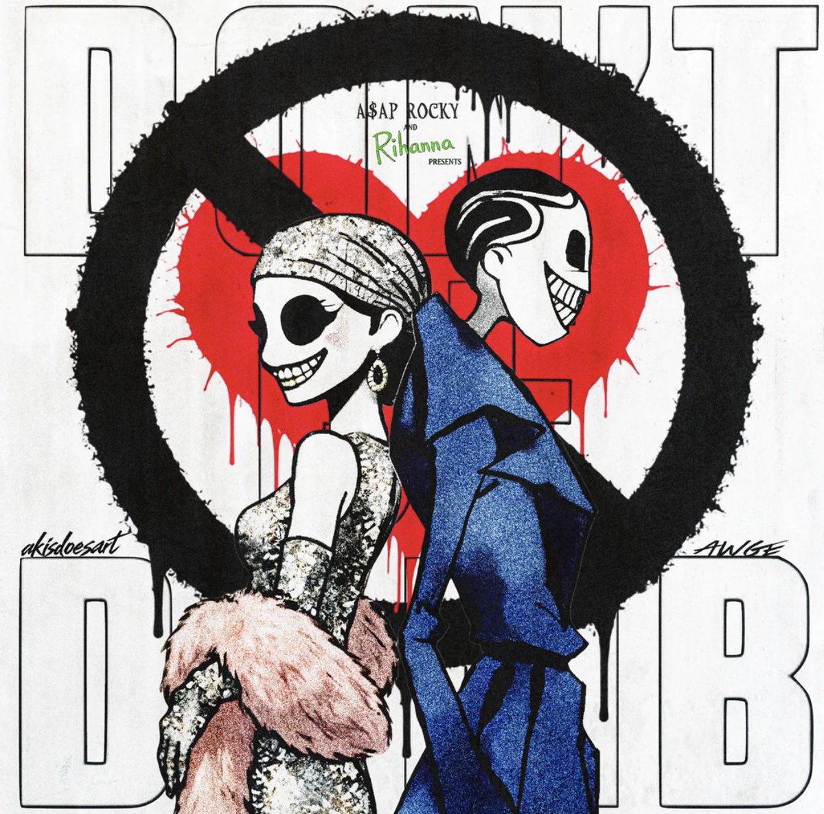 This is cool art by @/akisdoesart on Instagram