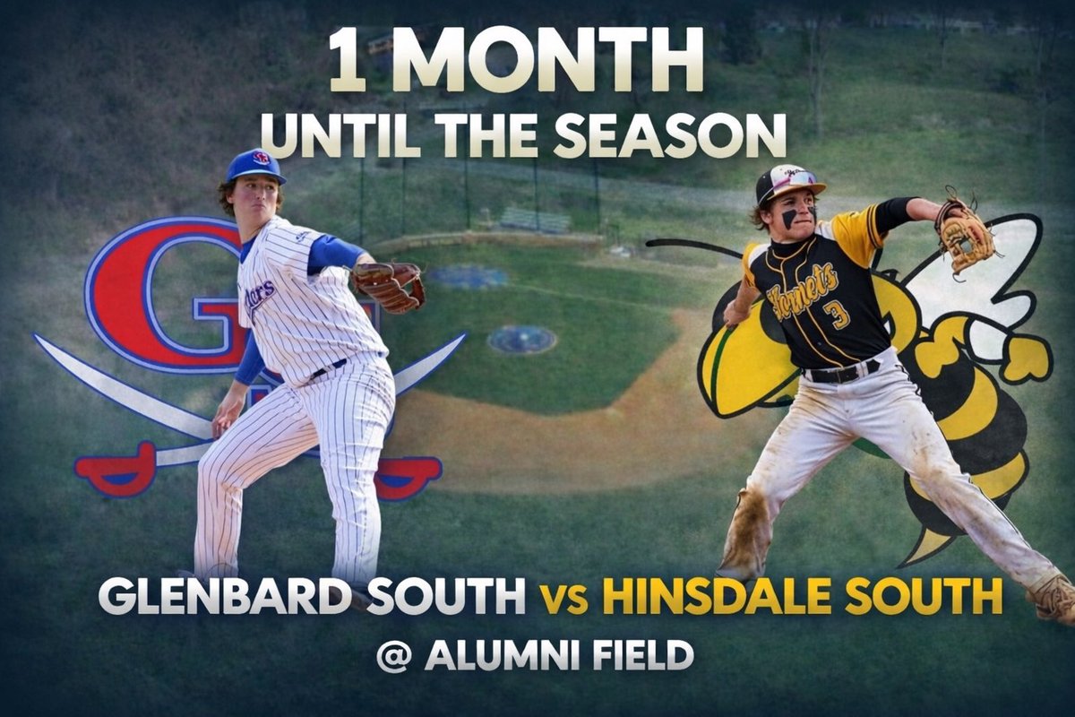 There is only one more month until we take on Glenbard South @ home!