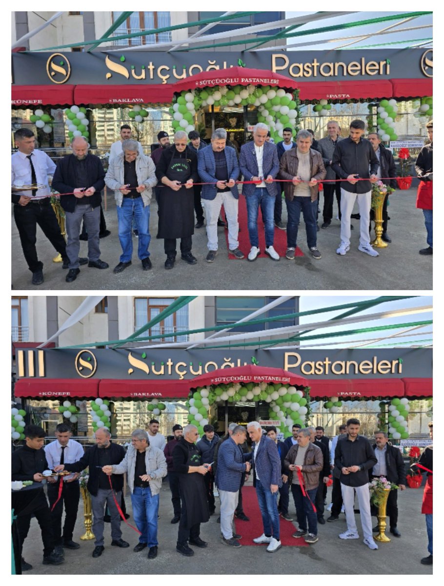 ElkaanHasim's tweet photo. Araç muayene istasyonu karşısında Sütçü oğlu pastanesinin açılışını yaptık Rabbim bol bereketli kazançlar nasip etsin. https://t.co/YsnN9GLqYT