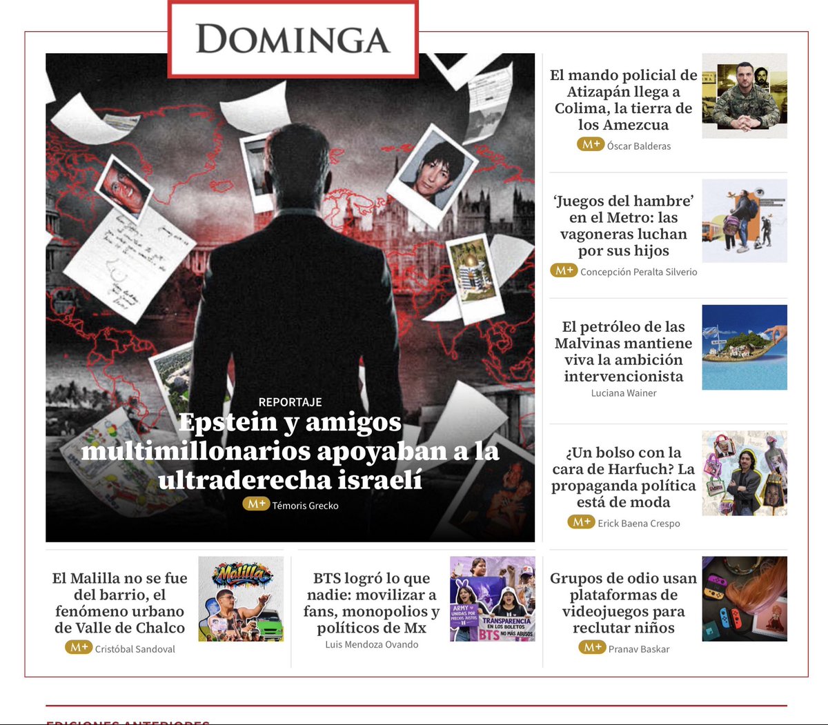 ❤️Sigamos celebrando el amor juntos y como plan adicional, échate estas historias de #DOMINGA con tu Valentines.

Abramos HILO de estos textazos que no son románticos pero son #periodismoreposado puro y duro:

Desde cómo #JeffreyEpstein y sus amigos multimillonarios apoyaron la