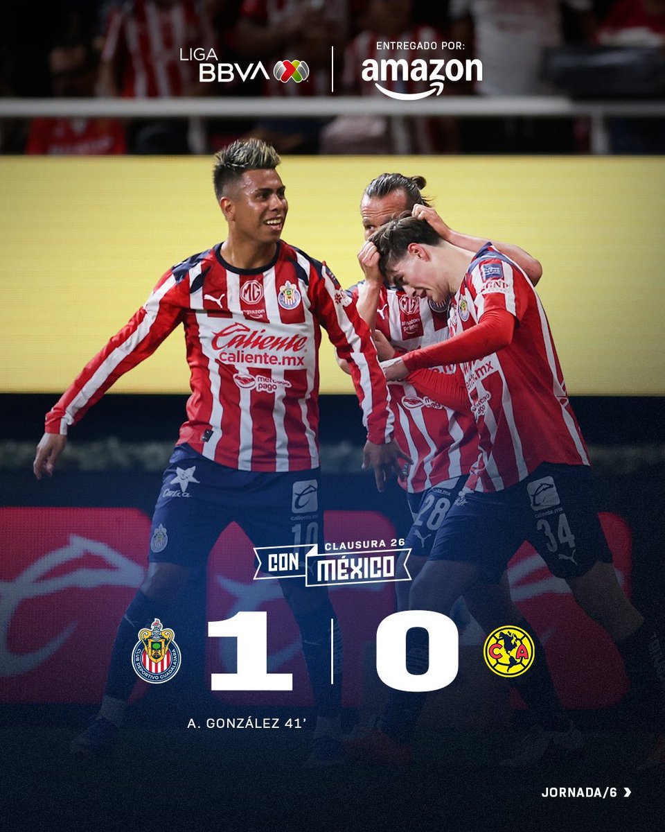 Lo que pasó anoche en el #EstadioAkron es el indicio de varias cosas:

-La "#Hormiga" si o sí debe ser llamado por Javier Aguirre

-El #América NECESITA un replanteamiento de proyecto

-Las #Chivas vuelven a ser uno de los equipos grandes de México con mexicanos

📷<a href="/LigaBBVAMX/">Liga BBVA MX</a>
