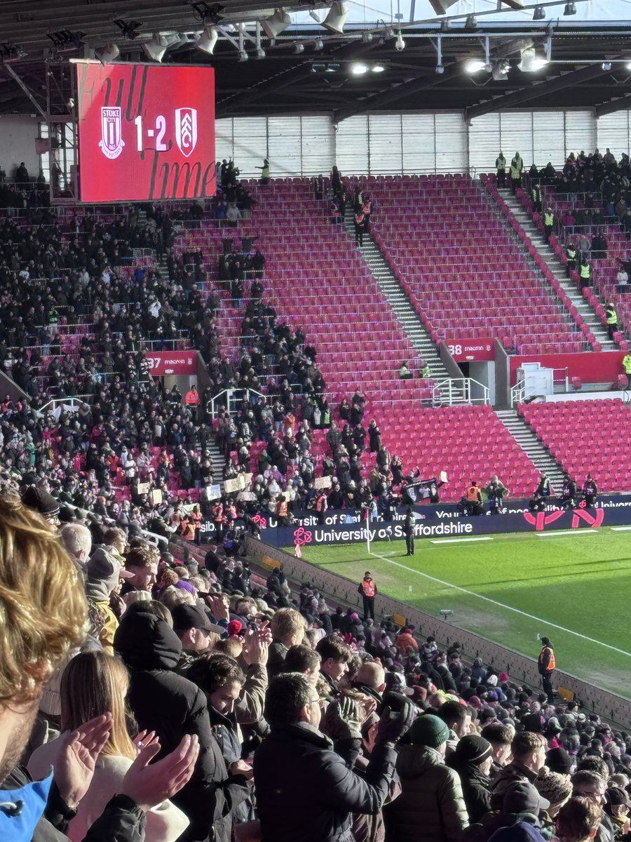 worst away end ever come here how many signs 😭😭😭😭 tinpot #ffc