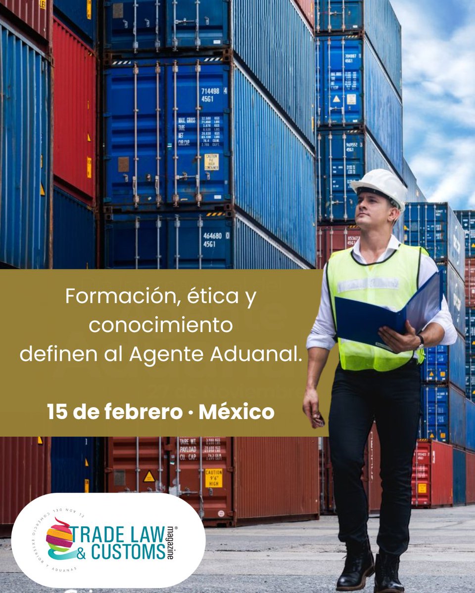 ¿Sabías que en esta fecha se reconoce la creación de la figura del Agente Aduanal en México? 
Desde hace más de un siglo, su labor ha sido clave para ordenar, legalizar y facilitar el comercio exterior. 🚢📦