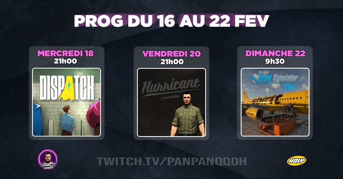 Planning de la semaine ♥