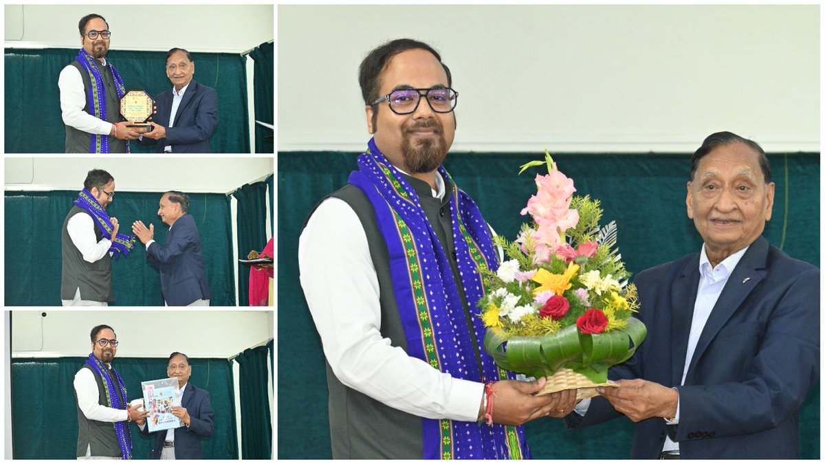 NFSU_Tripura's tweet photo. National Forensic Sciences University–Tripura Campus invited Mr. Amit Ghosh, Co-founder and Director of aHARAN EduSMART Pvt. Ltd., to share his valuable insights, knowledge and entrepreneurial experience with the students of NFSU-TC. Dated – 12/02/2026.
#NFSU #NFSUTC https://t.co/ybcGwRWEfO