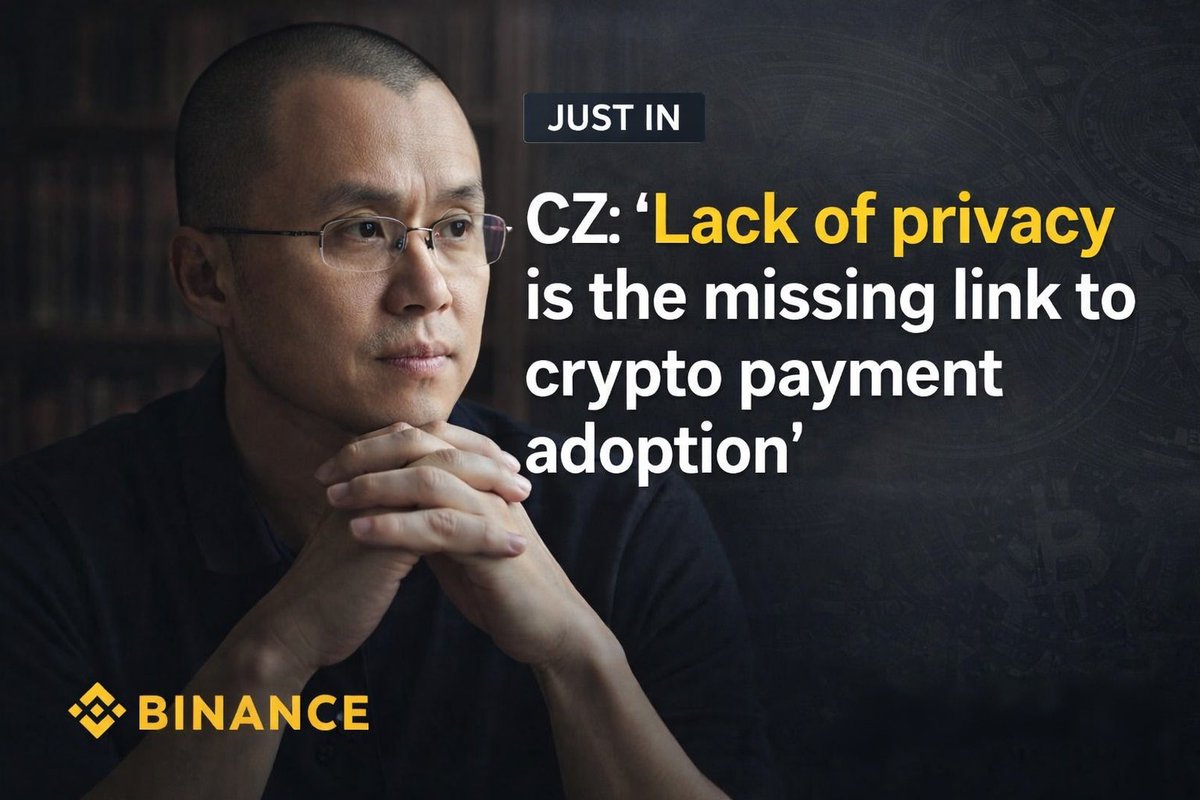 Next100XGEMS's tweet image. 🚨 @cz_binance: Privacy &amp;gt; Scalability.

Everyone is obsessed with "Speed" and "Low Fees," but CZ says the real bottleneck is Privacy.