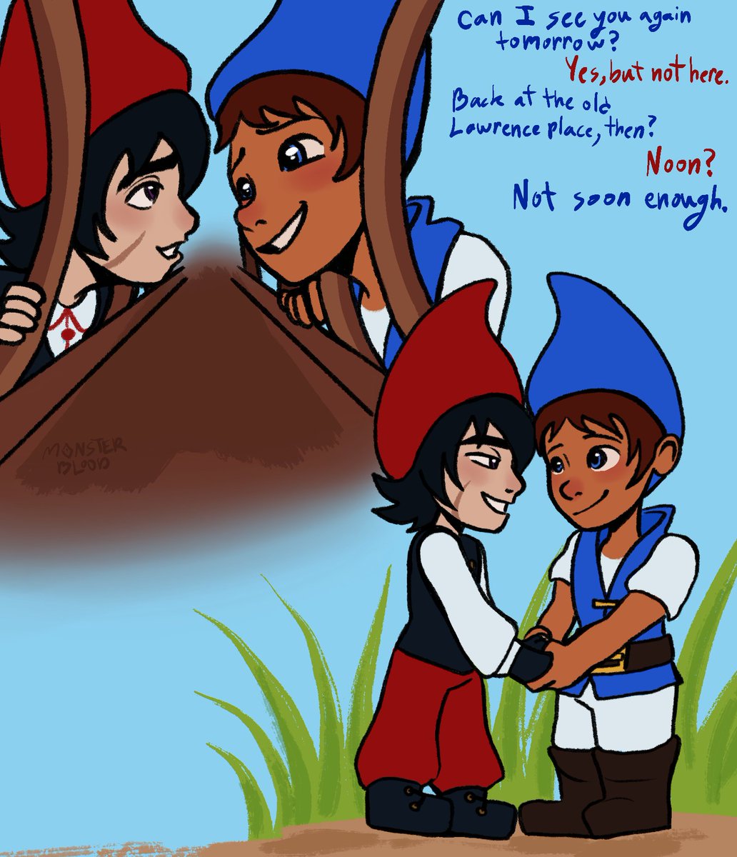 Gnomeo and Juliet for (late) Valentine’s Day!
#klance #voltron #vldtwt