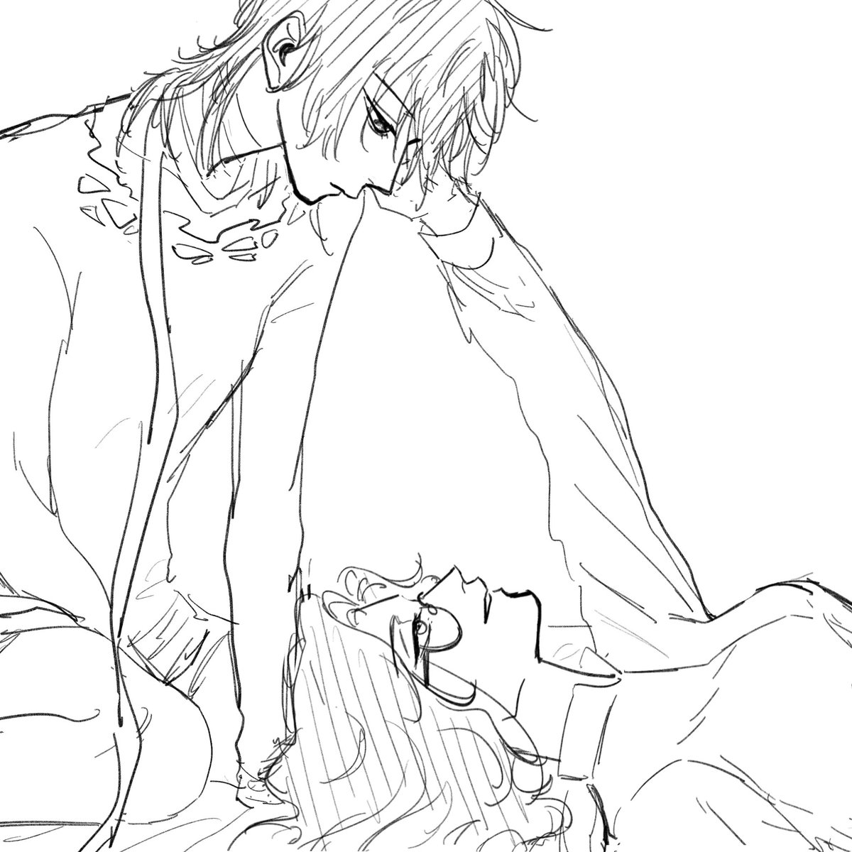 にょたゆりひぜなんの落書き