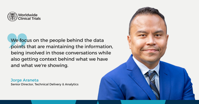 weaveju1's tweet photo. Jorge Araneta, Senior Director, Technical Delivery &amp; Analytics, shares his perspective on why data quality at Worldwide is more about systems and technology. It's about the people and processes behind it. See where we’re ranked: https://t.co/T31GOAkHlq https://t.co/hy0qxz4pP5