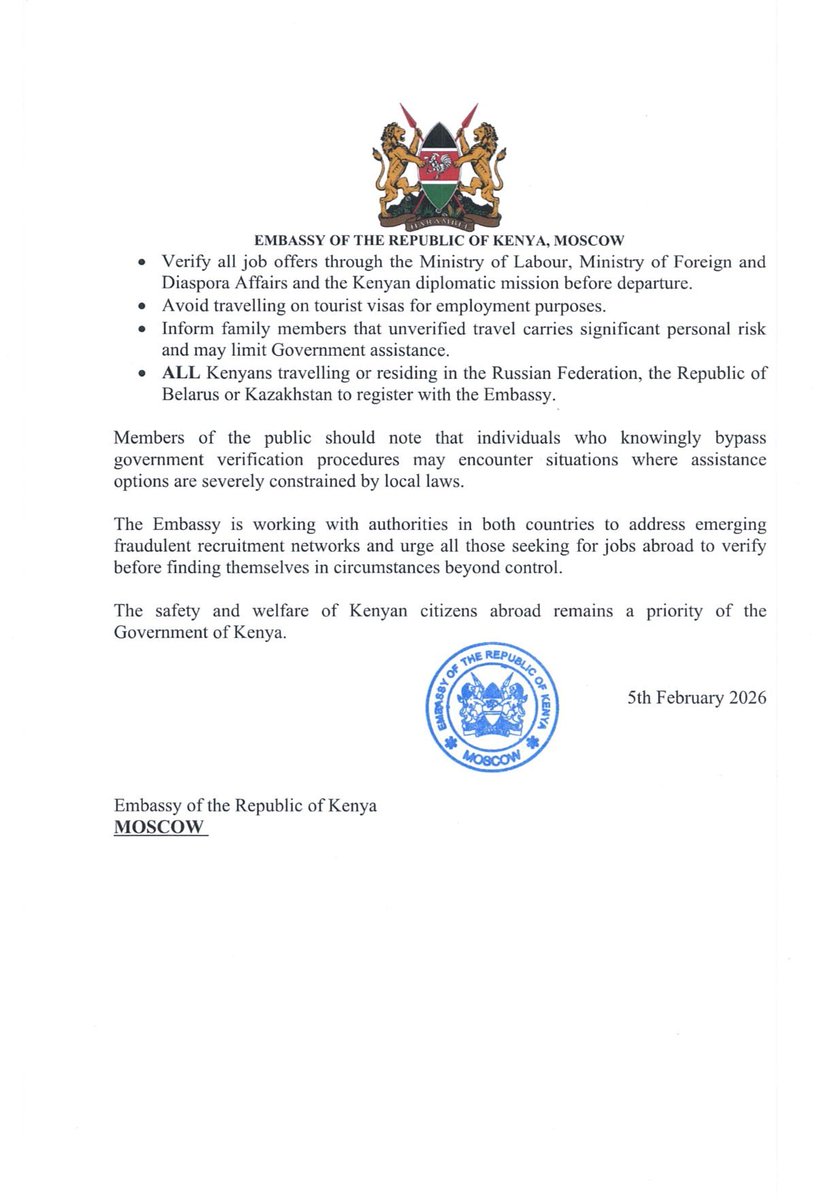 State Department for Diaspora Affairs | Kenya tweet media