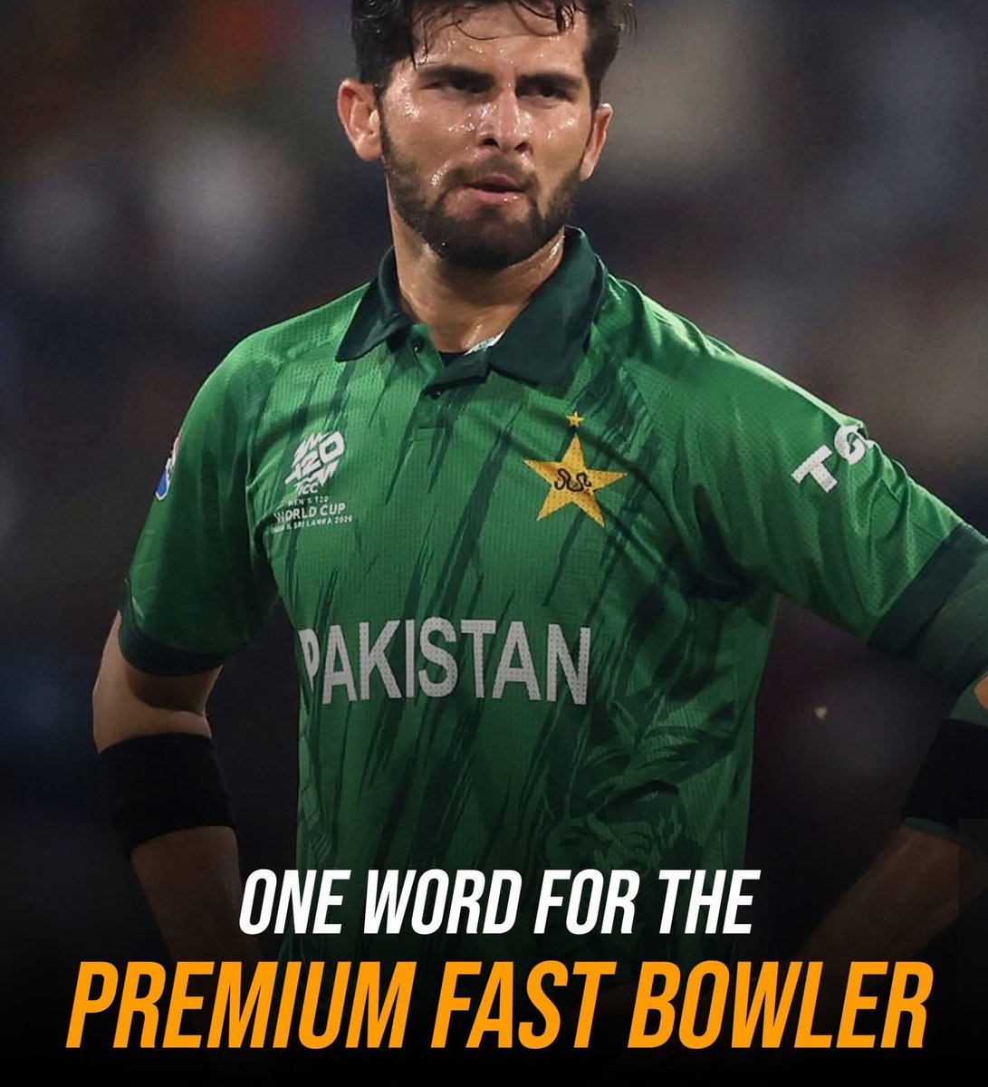 general_2024's tweet photo. One  word for premium fast bowler Shaheen Afridi!
#ShaheenShahAfridi #PAKvIND #INDvPAKlive https://t.co/u9yWdVh7Vb