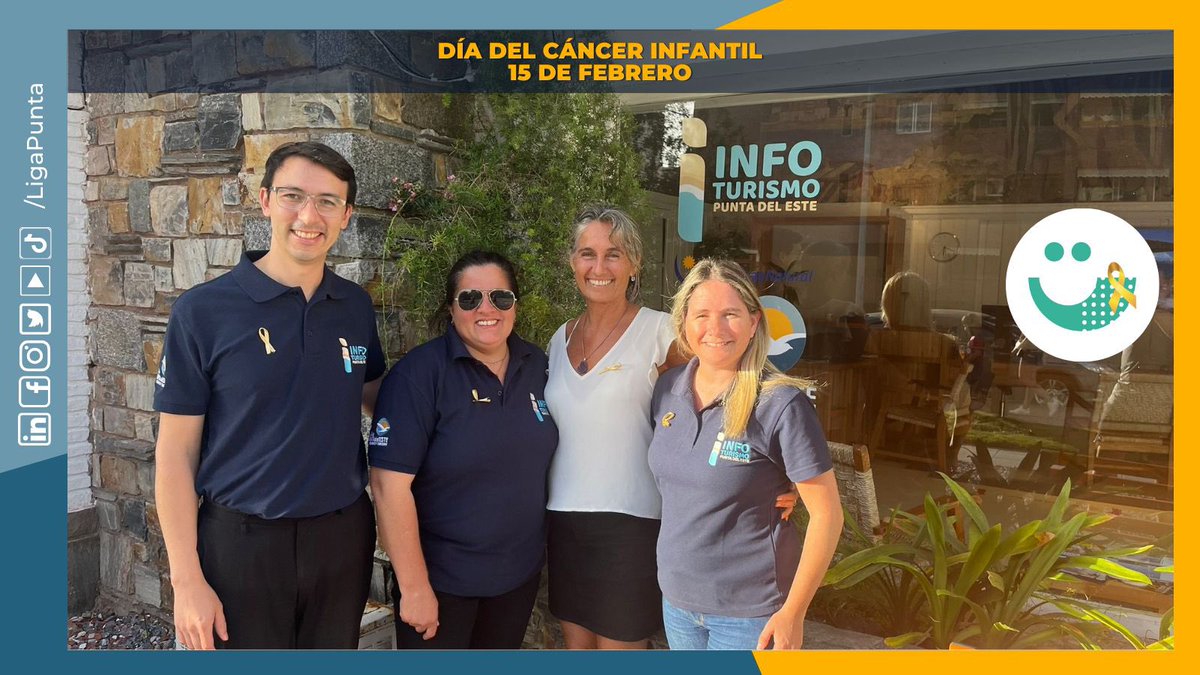 Hoy es un nuevo día en la lucha contra el cáncer infantil. Desde la #LigaPunta acompañamos a la Fundación Pérez Scremini y a cada familia que sostiene con amor este camino. A sus voluntarios y, a los protagonistas: los guerreros que nunca dejan de luchar. 💛 #DíaDelCáncerInfantil