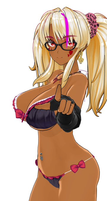 カスタムメガネギャルニテン様
#メガネ祭り見た人もメガネあげちゃえ 
#カスタムキャスト 