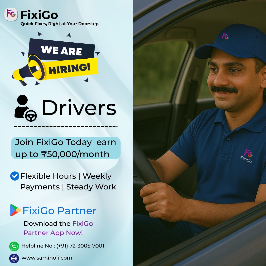 samino_fi's tweet image. 🏍 Bike &amp;amp; Car Driver Job Available!

license Available Join FixiGo today. 
Daily orders + per order income. Flexible schedule.

📞 72-3005-7001

#DeliveryJob #BikeDelivery #HiringNow