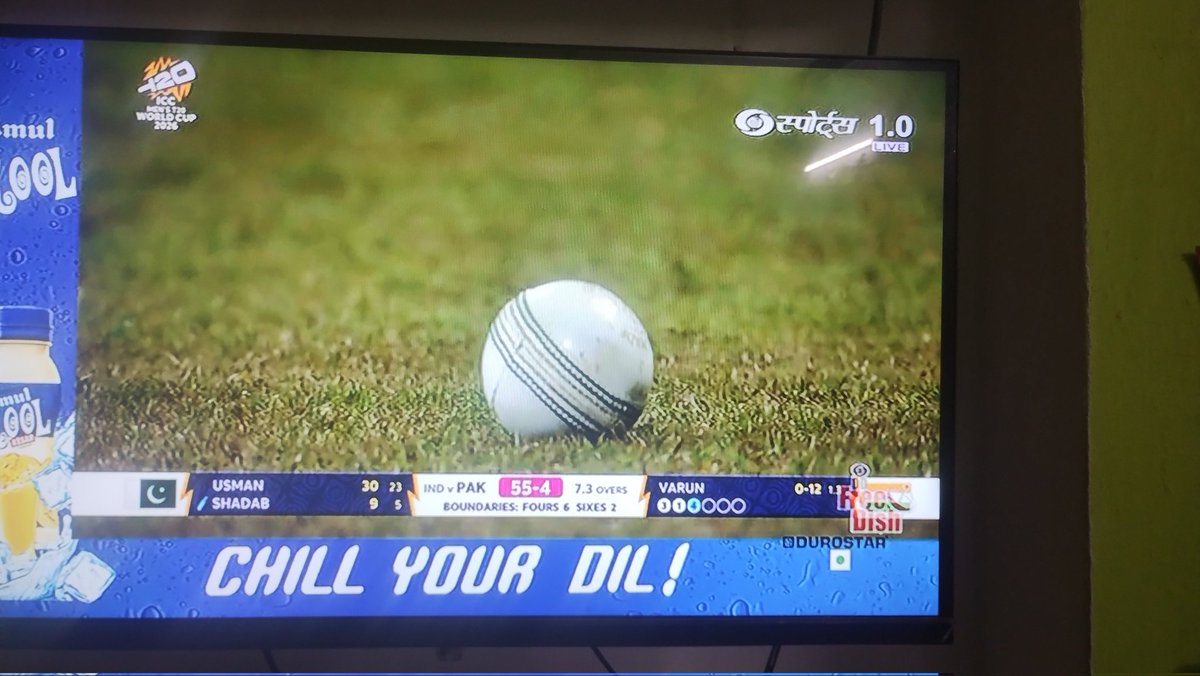 Pakistan 55/4 h 7.3 overs ab to india Jeet gai 😃🤣

#INDvsPAK #INDvPAKWatchlist #IndvsPak2026
#INDvPAK
#hardik #dube #saimayub #IshanKishan #abisheksharma
#Suryakumaryadav 
#TILAK #axar #usamtarik
#bumrah
But jetegi to india hi💀💀