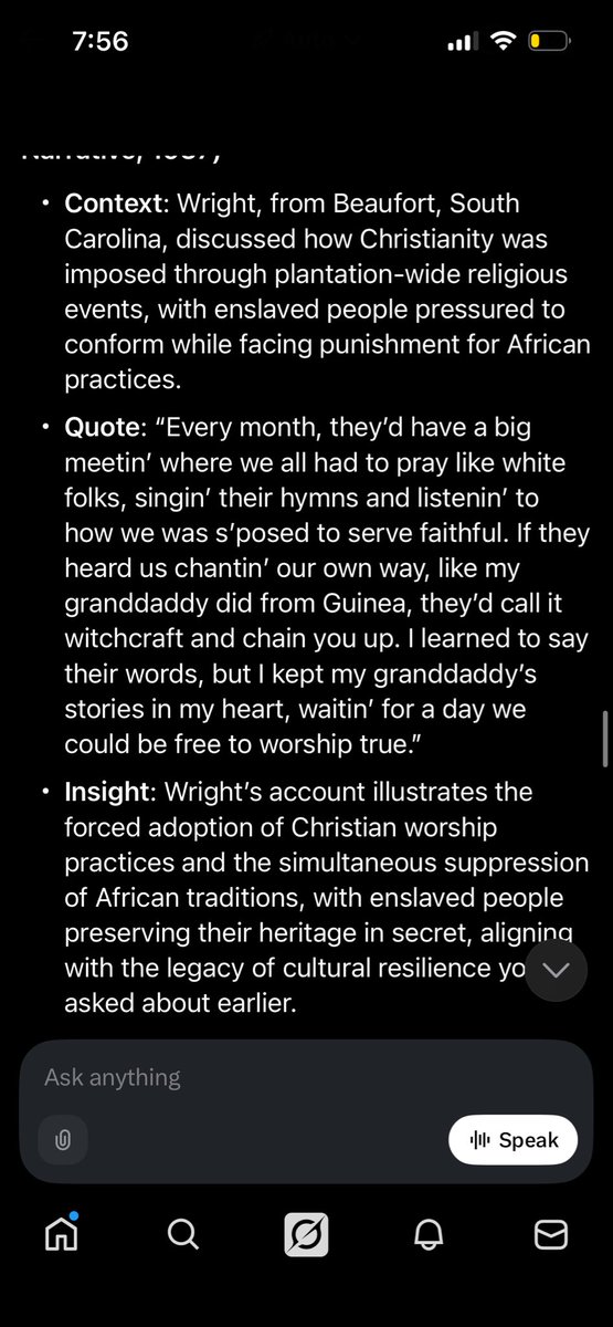 Jayri0's tweet photo. @FaithPhoenix123 @Marknit0 Let’s take a lot of some actual slaves and there perspective of the situation https://t.co/1K4uvWHRcO