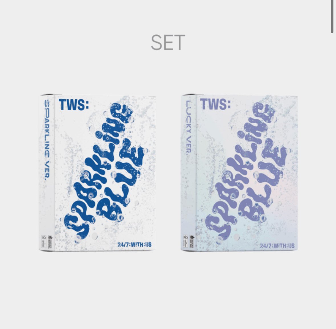 ♡이쁘니 사이들을 위한 앨범 이벤트♡

🩵 #rt + #follow 해주신 한 분께 
아래 사진중 원하시는 앨범 세트 구매해드립니다♥️
(세트가 아닌 앨범은 두 장!
+타래에 앨범 사진 또 있어요! 

•당발 = 3월 3일 
•타팬 참여❌ 42들⭕️ 
•42인증 = 멤버들 위버스 포스트 댓글 5회 이상 

#투어스 #TWS