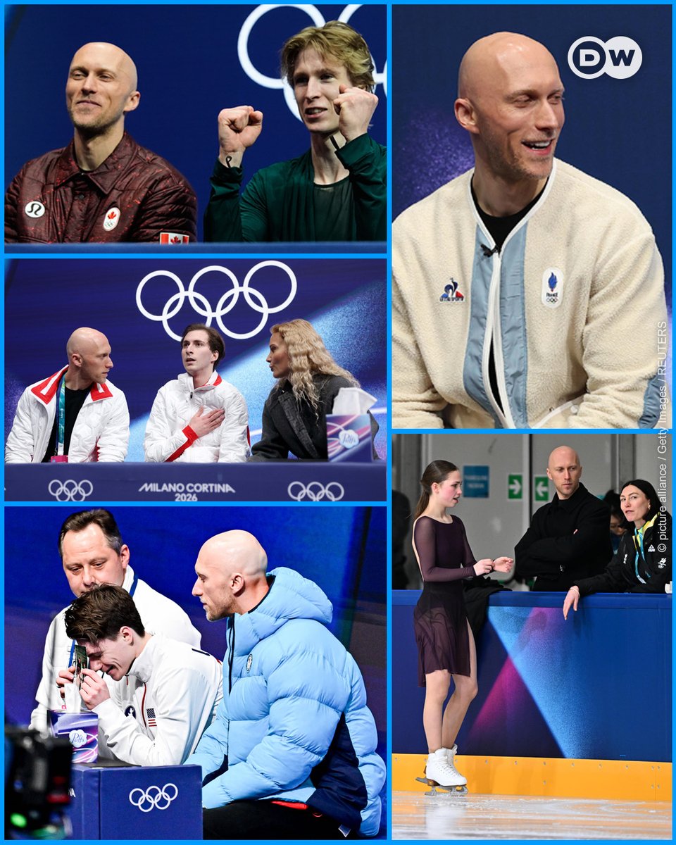 The busiest man at the Winter Olympics? 👀 ⛸️

French choreographer Benoit Richaud manages 16 figure skaters from 13 different countries at the Games.

Catch him rinkside between performances, switching jackets to match the team of each athlete he's guiding 😂