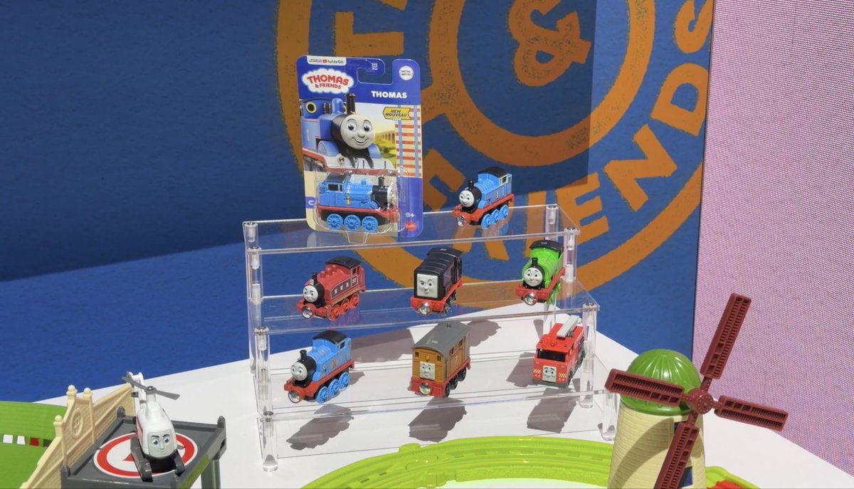 .<a href="/Mattel/">MATTEL</a> is relaunching Thomas &amp; Friends in die cast vehicles this fall. In addition to individual characters, the Exploring Tidmouth Sheds Train Set features new track segments that helps put misaligned wheels back in their track. #toyfair