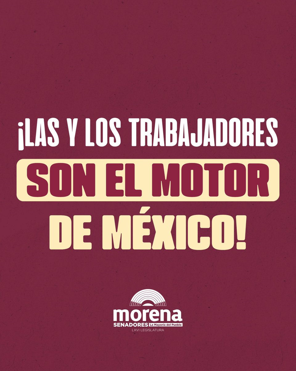 ¡La Cuarta Transformación y la presidenta <a href="/Claudiashein/">Claudia Sheinbaum Pardo</a>, le volvieron a cumplir al pueblo de México!

Con la reducción de la jornada laboral, las y los trabajadores tendrán mejores condiciones, sin afectar sus salarios, ni prestaciones.

¡La primavera laboral avanza! ❤️