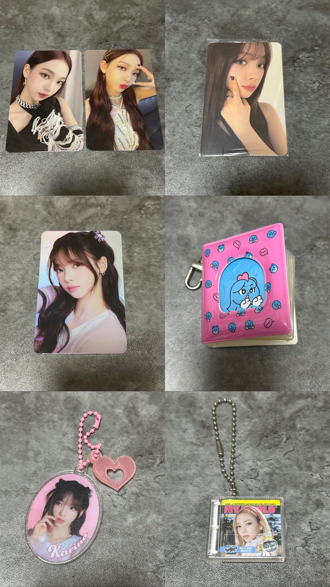 aespa KARINA カリナ トレカ グッズ 譲)お写真のもの(まとめて🉑) 求