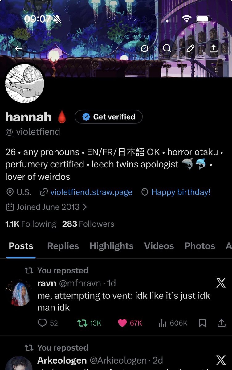 twitter doesn't do the birthday balloons anymore. this could either be because a) i am closer to 30 than 20 and thus no longer spiritually pure of heart or b) elon is a massive cuck