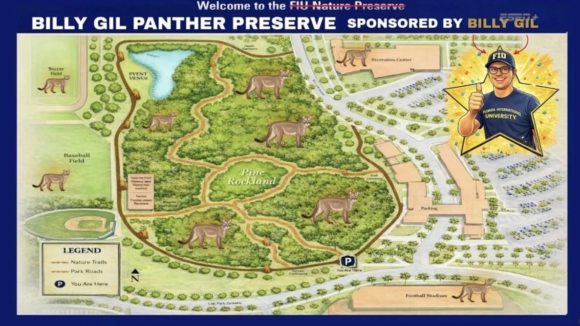 billygil's tweet image. The Panther Preserve is closer than ever! Fun first FIU baseball game of the season. Highlights with @CBrooksSports here: youtu.be/sQRItaWrsEA?si…