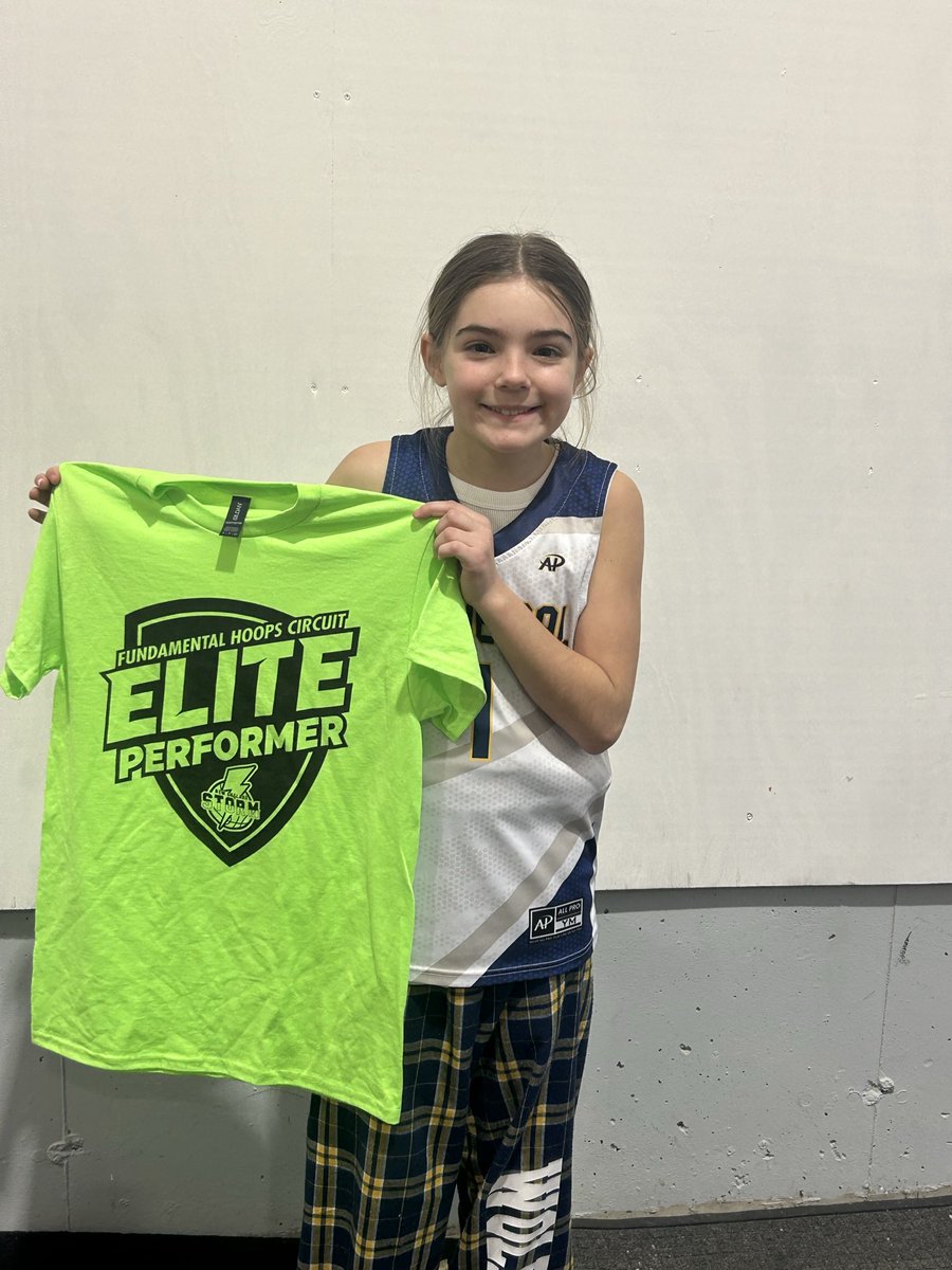 FndmntlHoops's tweet photo. Player of the Game for 5th grade girls division is GG from Wayne NJ Wolfpack!!!🏀 https://t.co/48Tjw3dv35