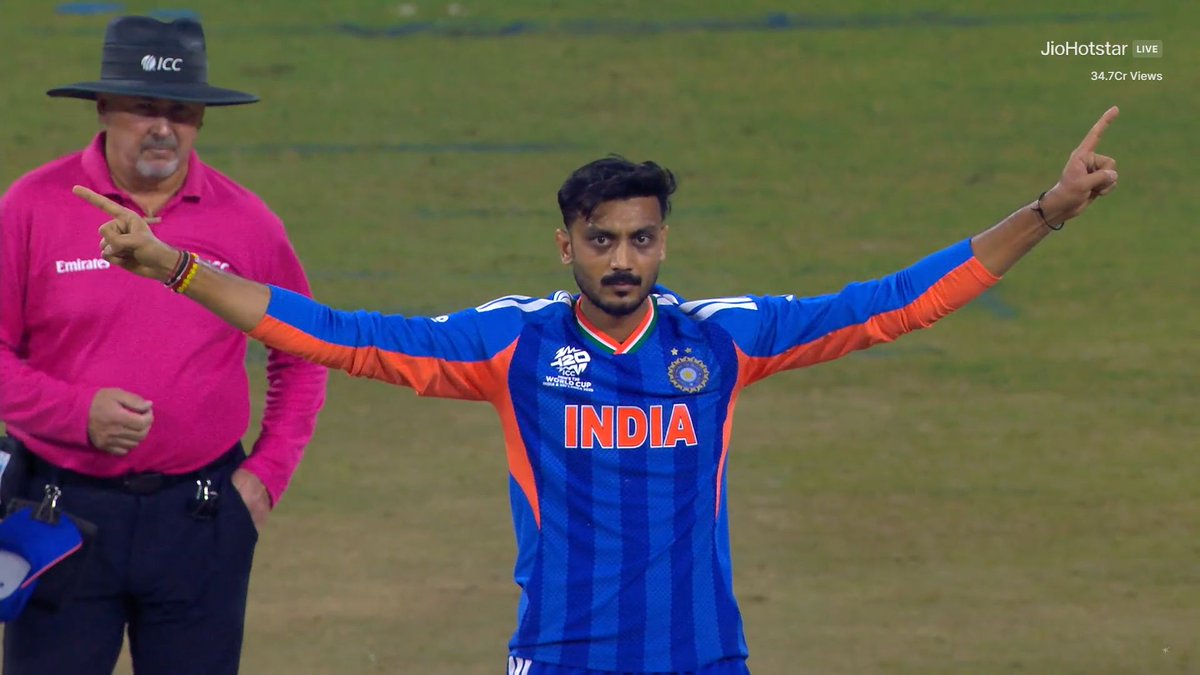 🚨FIFTH  WICKET FOR TEAM INDIA🚨
AXAR PATEL STRIKES🔥🔥
 
#INDvsPAK #INDvPAK
#T20WorldCup2026