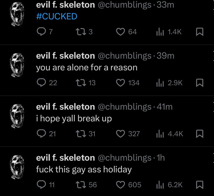 iamthezabiguy's tweet photo. grown ass man with the twitter handle "chumblings" having a public temper tantrum after getting caught cheating on his gf #chudlings https://t.co/eKWLDkAjoe