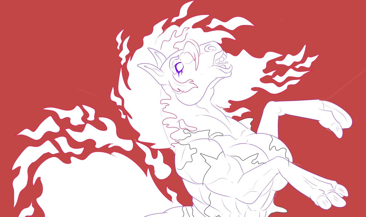 This girl is on fire
Looks like a girl, but she's a flame
So bright, she can burn your eyes
Better look the other way

#WIP #YearOfTheFireHorse #TFeveryday #Transformation