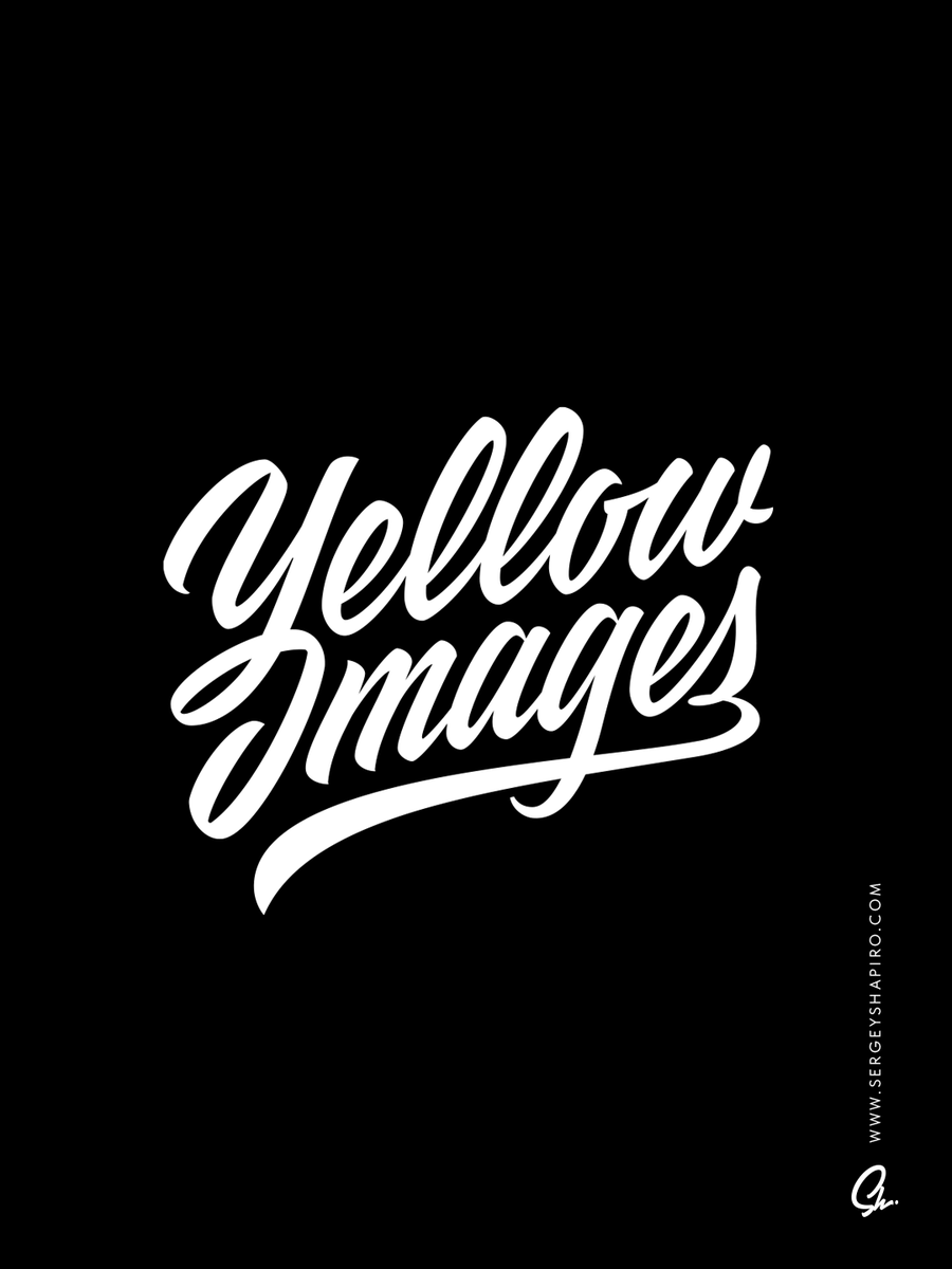 Serhos's tweet image. Logo for Yellow Images, an online marketplace of unique Mockups for branding and packaging design.

#logo #logotype #lettering #yellowimages #script #scriptlogo #marketplace #advertisement #mockup #mockupdesign