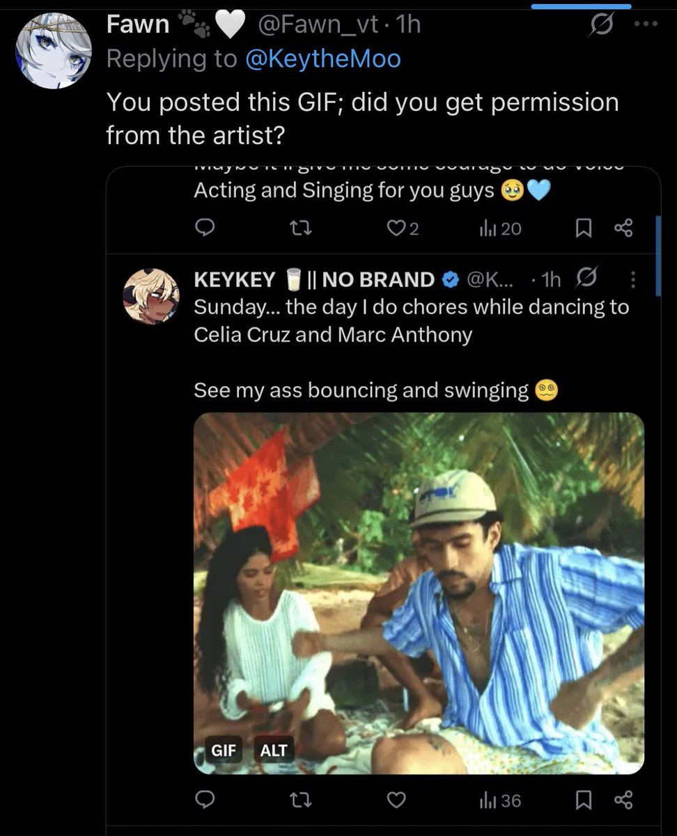 Artistblocklist's tweet image. BLOCK LIST SUBMISSION:
User: @Fawn_vt 
Reason: Art Theft / AI Rendering / Being Dense
Other: all they do is edit existing work from other artists and recolor it like a middle schooler and then post it to take credit. When caught they “give credit” but also claim they didn’t need