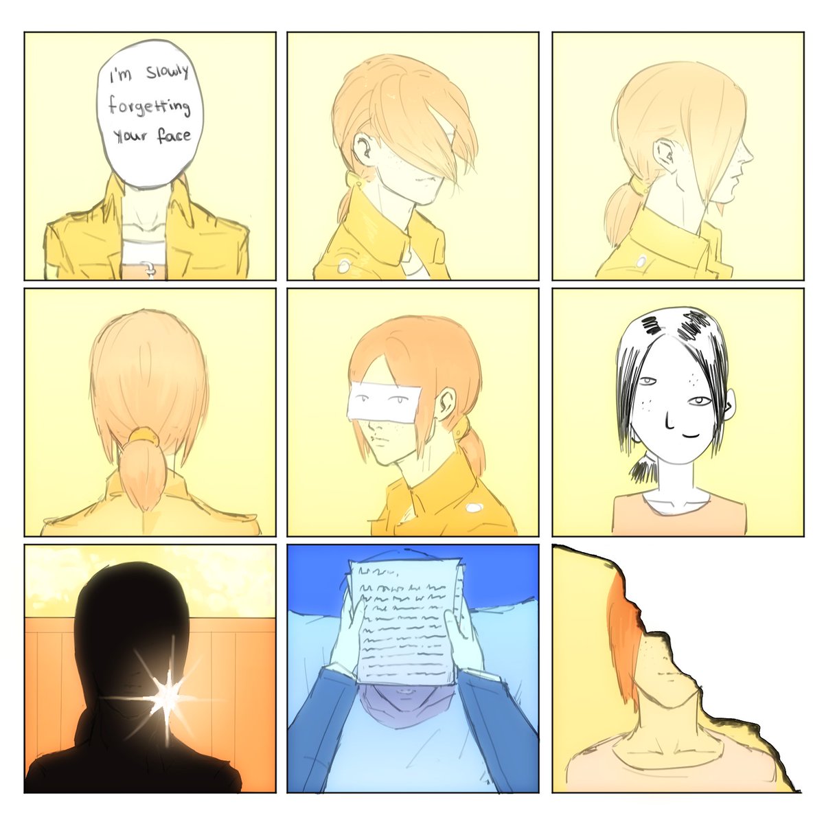 Im slowly forgetting your face