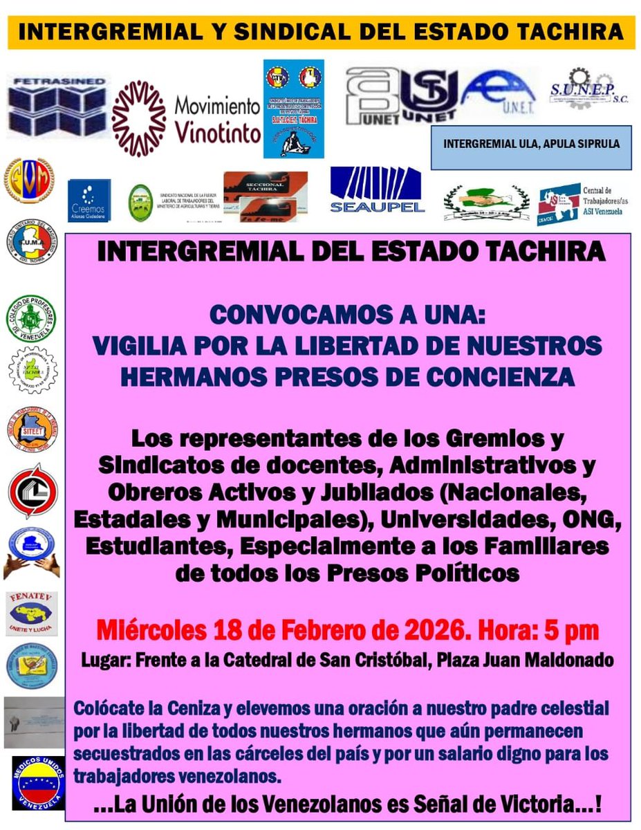 GremioDocente's tweet image. #Táchira