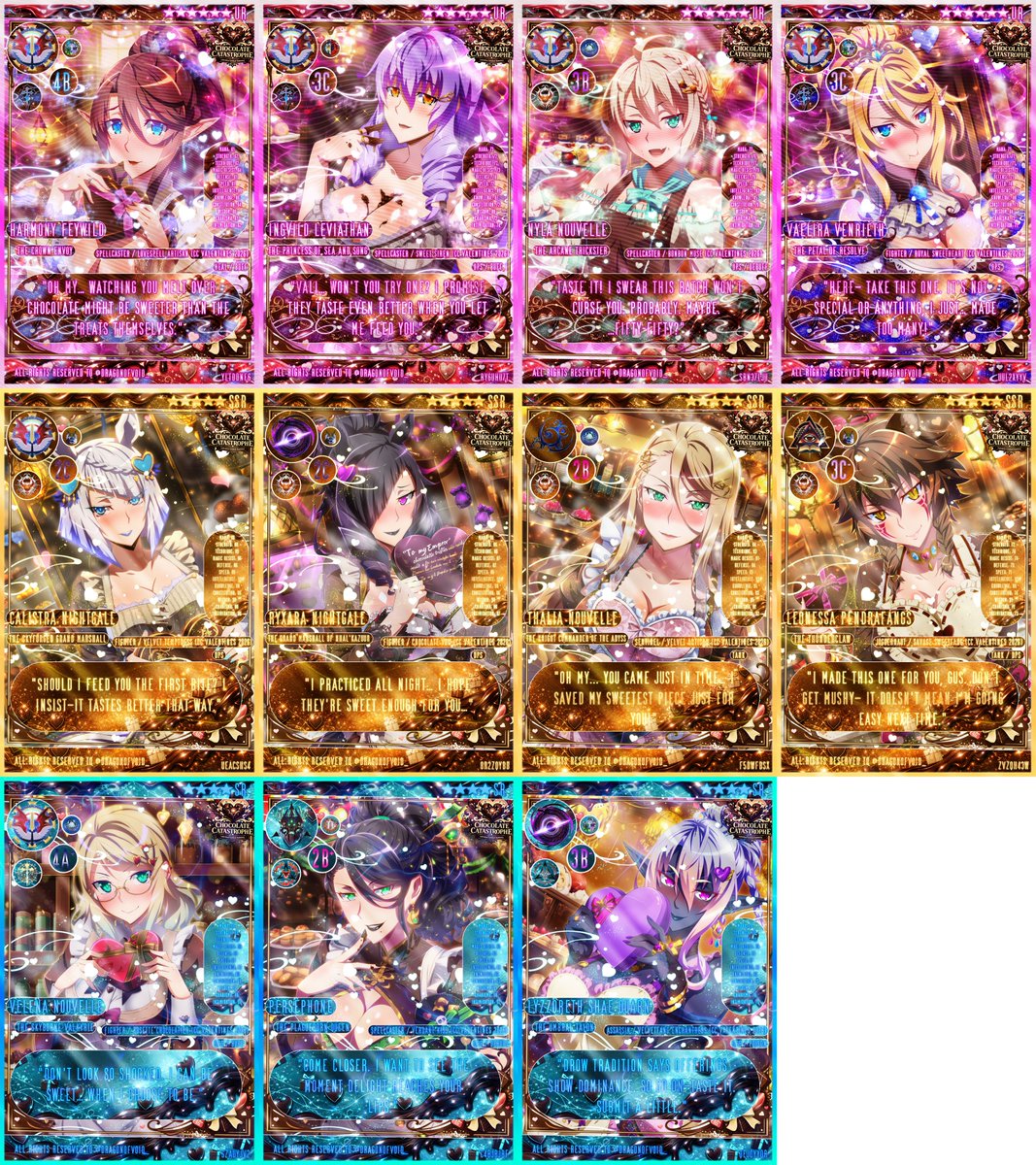 ✴️A bit late, but finally the Valentines card banner is here for this year. Introducing new characters from the verse in the Nouvelle sisters, and the older elven sister of Mila, and a younger sister of Alyndra.

#CrimsonTriumvirate #Fantasy #storytelling