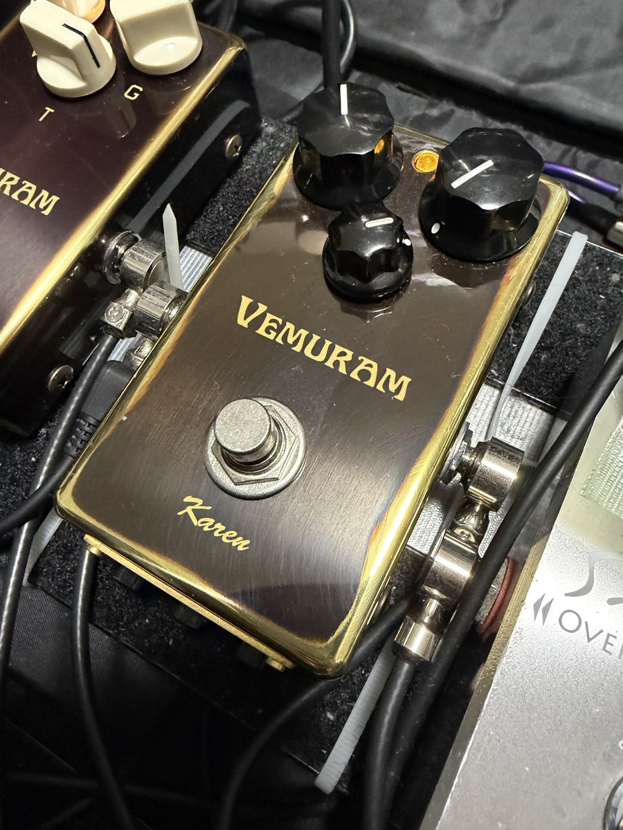 RT @noaz5: エフェクターレビュー！ 本日手に入れた ・VEMURAM Karen