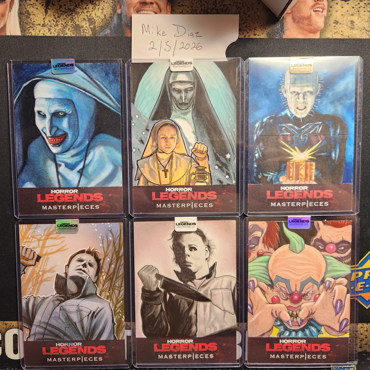 Met4lif's tweet photo. @CardPurchaser Triple Panel Sketch cards from Horror Legends Masterpieces are my favorite https://t.co/dEjU03duS4