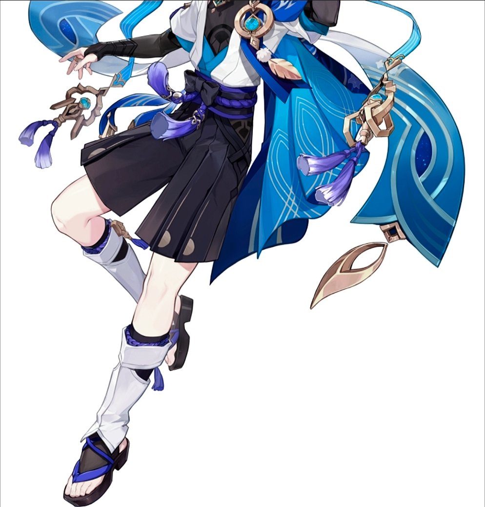 scarabukaru's tweet image. 、why is he always posing like that with his leg😭 
#scaramouche #wanderer