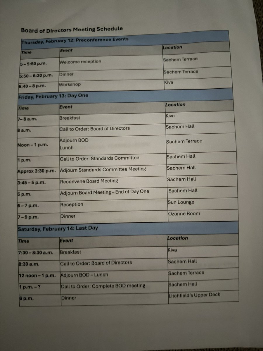 That’s a wrap on <a href="/NOCSAE/">NOCSAE</a> winter meetings in Phoenix, AZ. Serving along <a href="/PUequipment/">Princeton Equipment</a> Clifton Perry representing the end users of <a href="/AEMA_74/">AEMA</a> and <a href="/TarletonFB/">Tarleton State Football</a> . Excellent discussions regarding research and science behind safety in multiple aspects of protective equipment.