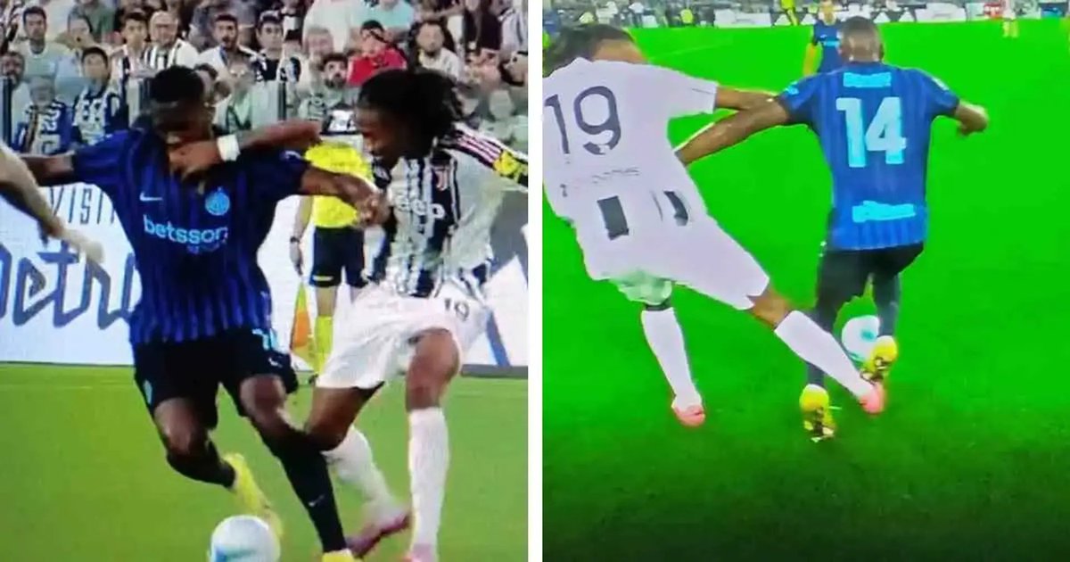 Didn’t hear any complaints when this went against Inter.