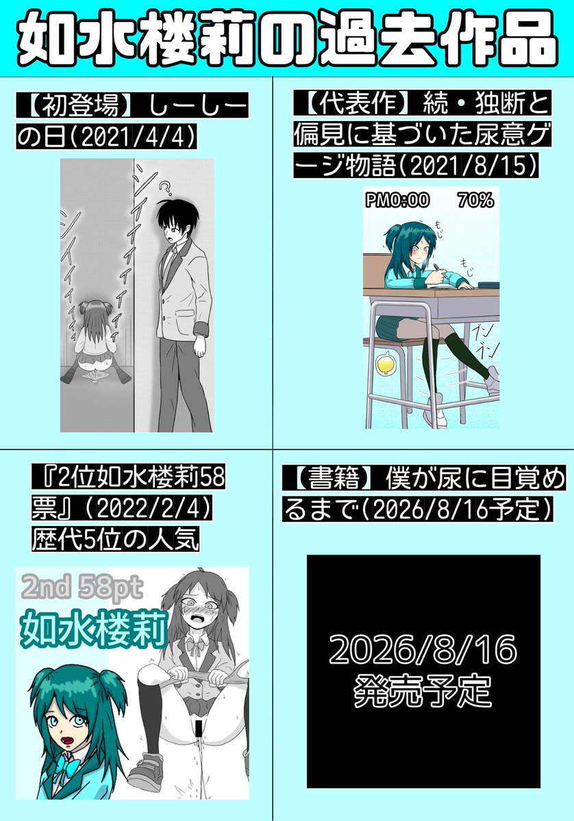 ながナイン紹介③
如水楼莉 