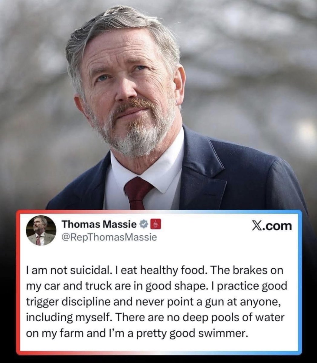 I'm still trying to get my head around the fact that MAGA hates Thomas Massie more than the pedophiles he is currently exposing.

This is nuts