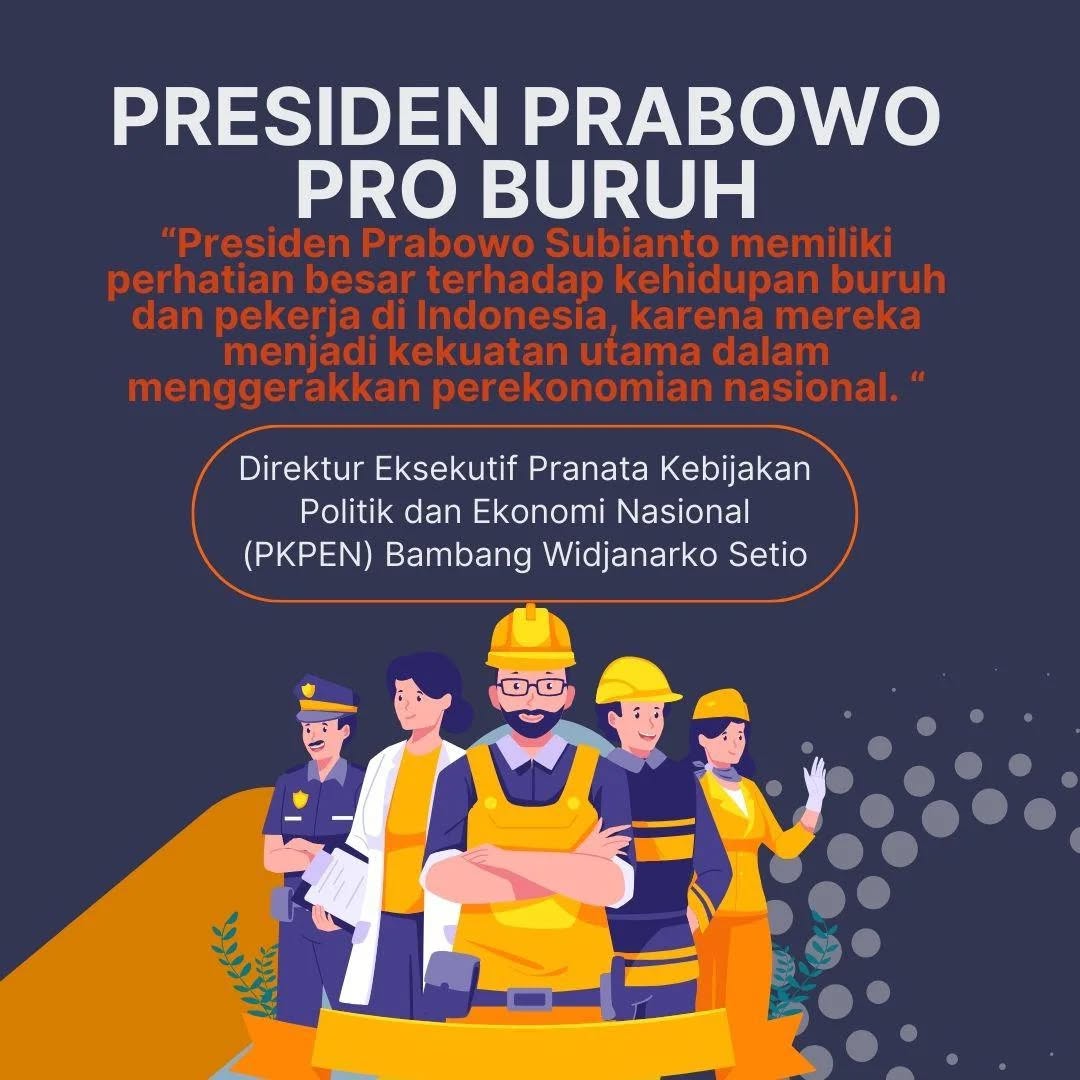 friskavida022's tweet image. Di tengah isu ketenagakerjaan yang berkembang, Presiden Prabowo menegaskan bahwa buruh bukan beban, melainkan kekuatan bangsa yang harus dilindungi dan diberdayakan.✨