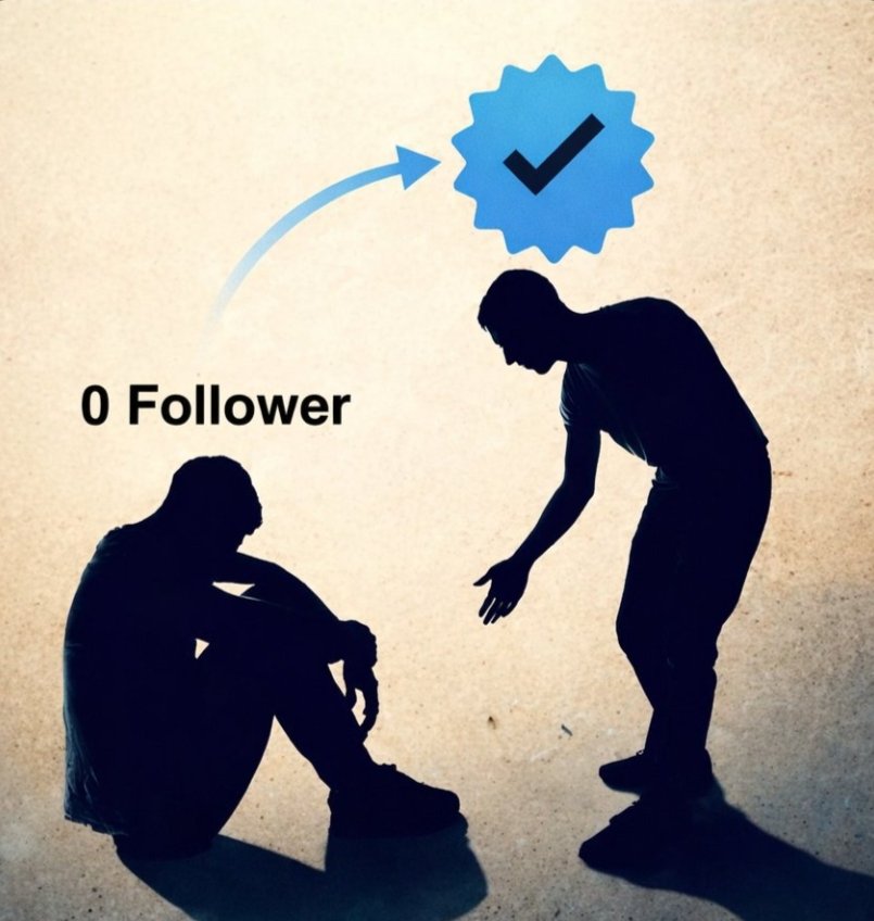 Even if you just creat X today 

Just say " hiii "👋

That's how connection start ...