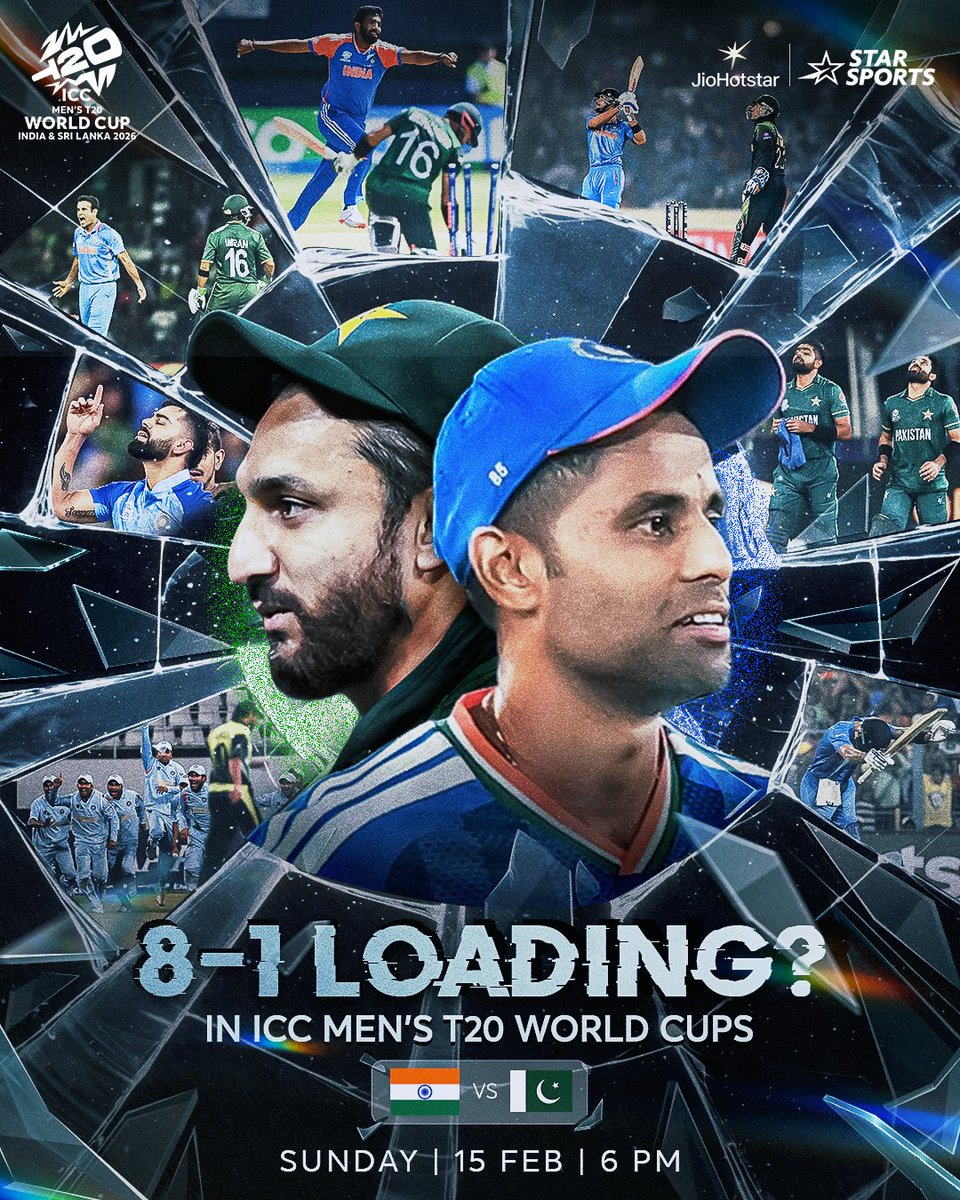 #T20WorldCup2026
#T20WorldCup #INDvsPAK #INDvPAKWatchlist #PakVsInd

पाकिस्तान 88/7 (14 ओवर के बाद)

कुलदीप यादव का एक और शानदार ओवर 🔥🔥
पाकिस्तान को 36 गेंदों में 87 रन चाहिए
भारत को 3 विकेट चाहिए#INDvsPAK