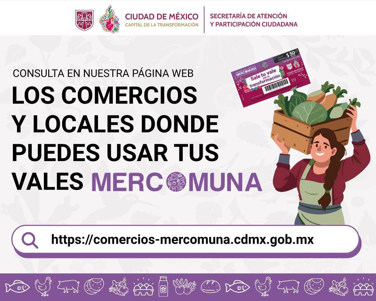 Se acaba el tiempo ⏰

Tienes hasta el 28 de febrero para cambiar tus vales MERCOMUNA; ¿sabes dónde puedes cambiarlos? 🤔

Consulta todos los comercios y locales donde puedes usar tus vales #MERCOMUNA en toda la Ciudad. 🙌🏻

📲 comercios-mercomuna.cdmx.gob.mx

#SomosComunidadVCA