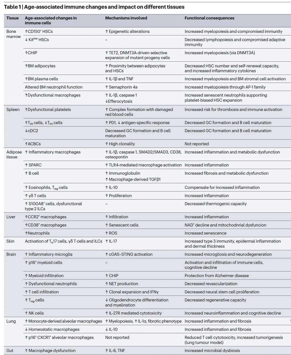 Our immune system is the driver of the biologic process of aging. A new and comprehensive review <a href="/NatRevImmunol/">Nature Rev Immunol</a> 
nature.com/articles/s4157…