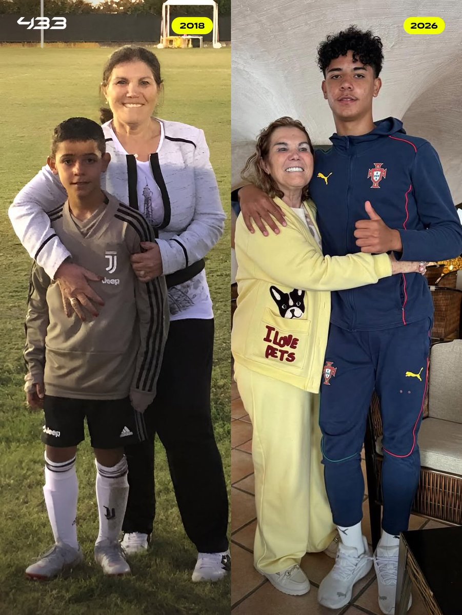 Ronaldo's son is now a Giant to Grandma 👵
