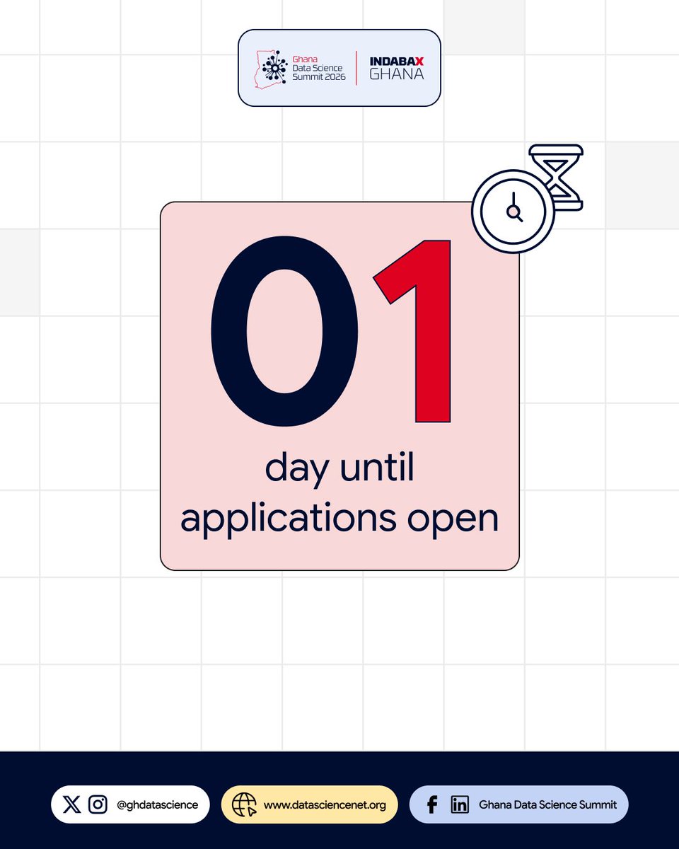 Ghana Data Science Summit (IndabaX Ghana) tweet media